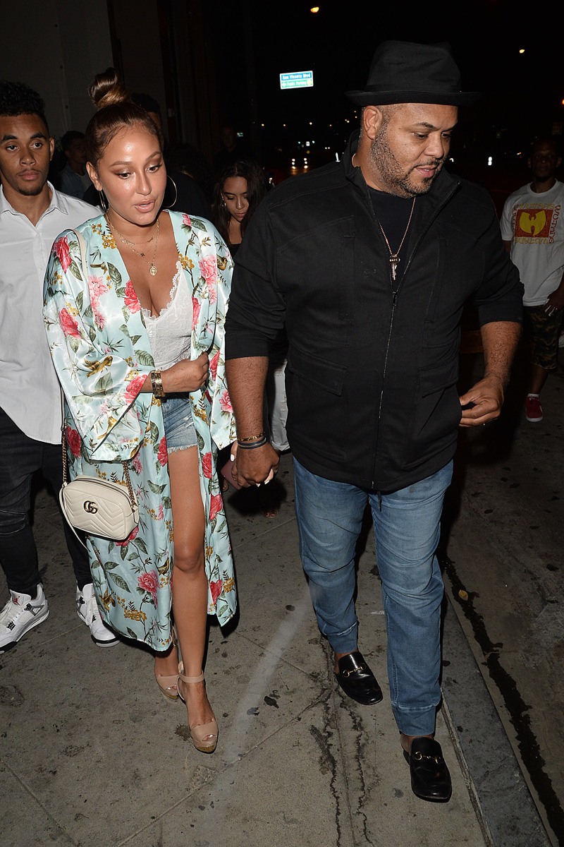 Adrienne Bailon and Husband Israel Houghton Leave Catch