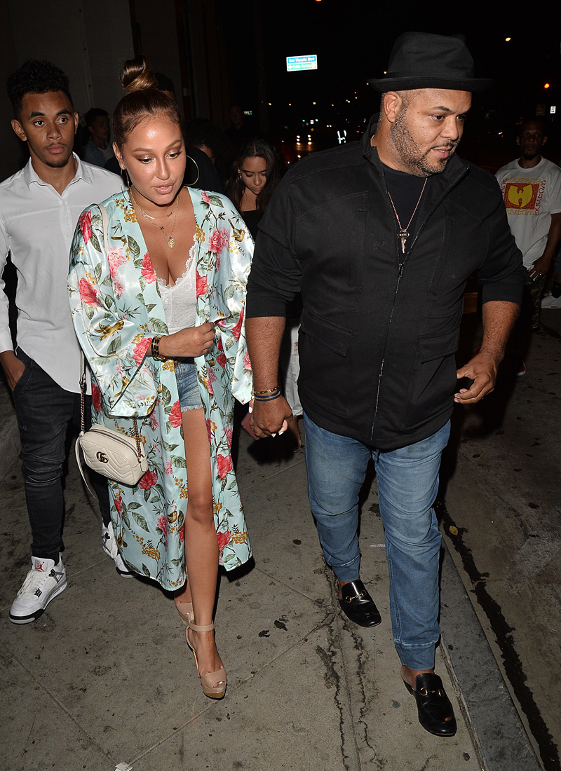 Adrienne Bailon and Husband Israel Houghton Leave Catch