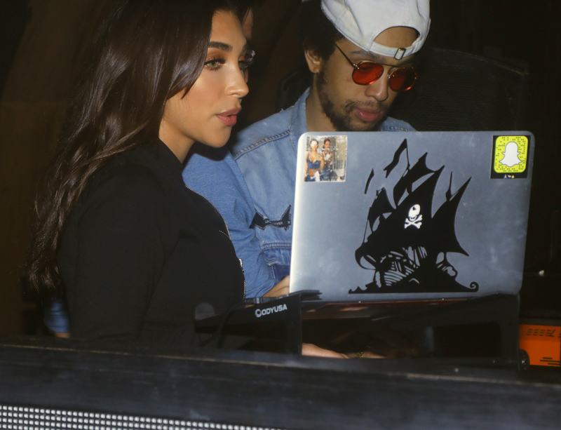 Chantel Jefferies DJ's as Daphne Joy and Draya Michelle stun in red dresses and dance the night away showing off their curves at 1OAK in Los Angeles for Mabelline product launch for Makeup Shayla.