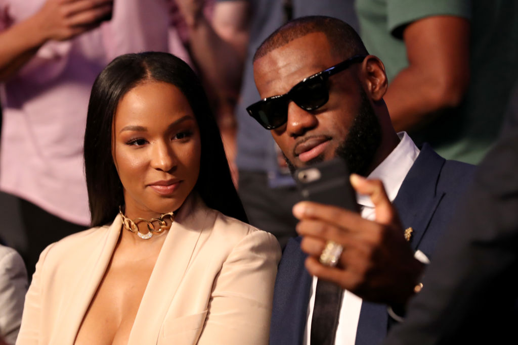 Savannah Brinson Lebron James at Vegas Fight Night 8/26/17