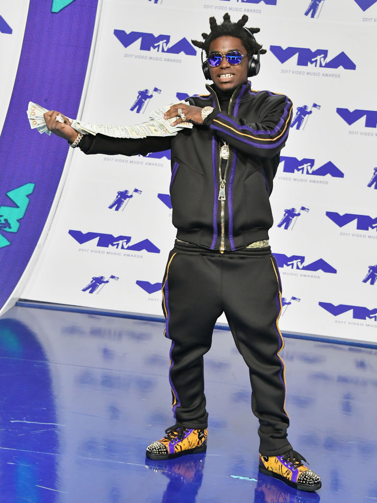 INGLEWOOD, CA - AUGUST 27: Kodak Black attends the 2017 MTV Video Music Awards at The Forum on August 27, 2017 in Inglewood, California.