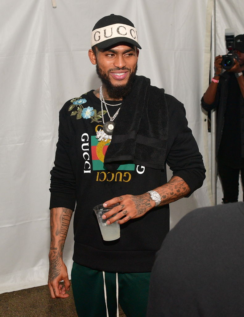 ATLANTA, GA - OCTOBER 08: Dave East attends the 2017 A3C Festival at Georgia Freight Depot on October 8, 2017 in Atlanta, Georgia. (