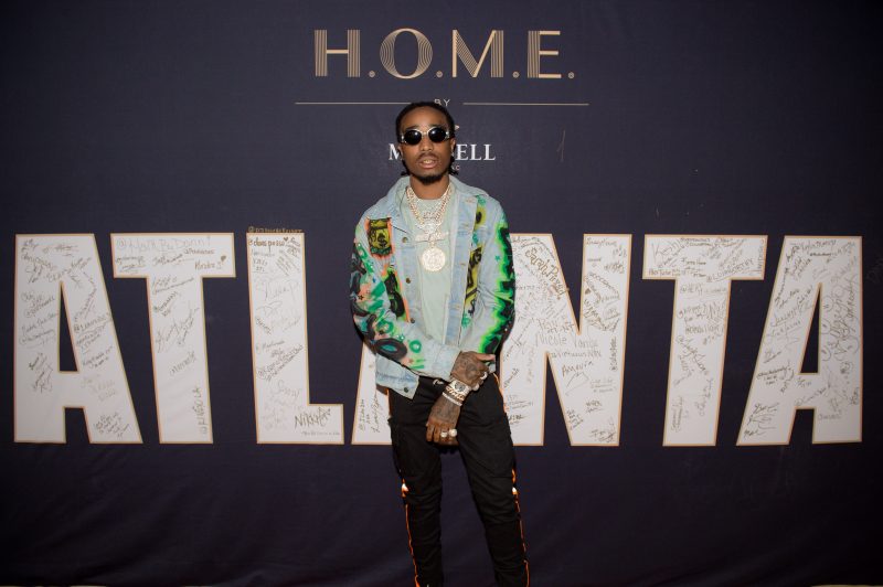 ATLANTA, GA - NOVEMBER 09: Rapper Quavo attends the 'H.O.M.E. by Martell' event on November 9, 2017 in Atlanta, Georgia.