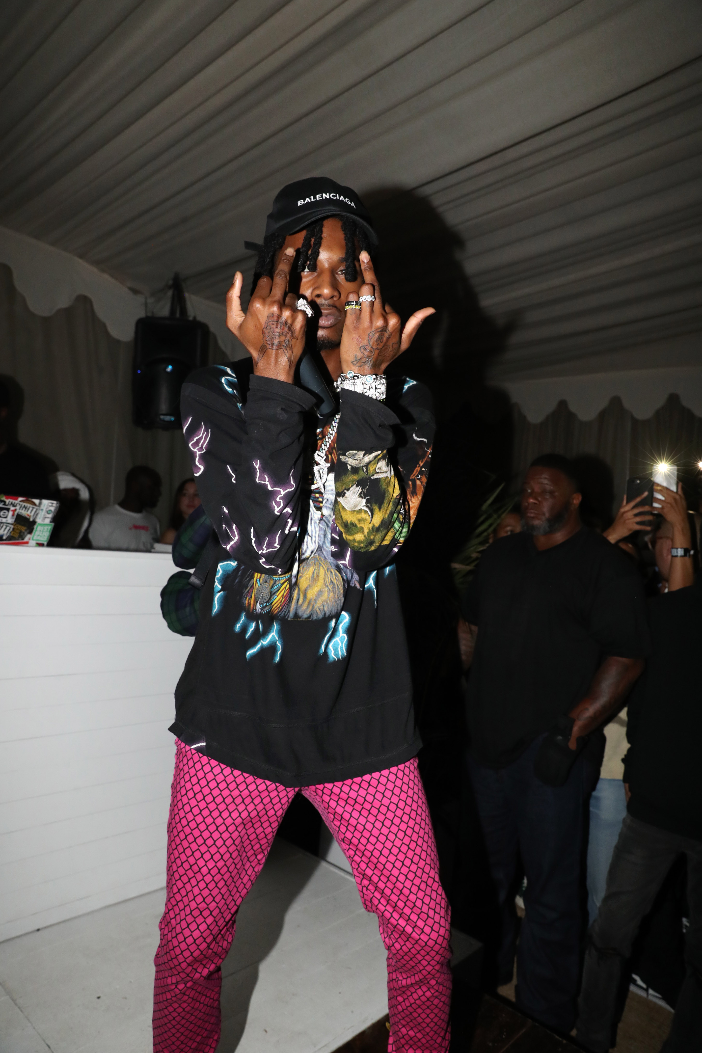 MIAMI BEACH, FL - DECEMBER 07: Playboi Carti Attends The House Of Remy Martin Presents The Hypebeast 100 Awards After Party at Nautilus South Beach on December 7, 2017 in Miami Beach, Florida.