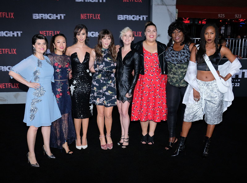 Bright Premiere Rebekka Johnson, Kia Stevens, Ellen Wong, Britt Baron, Jackie Tohn, Kimmy Gatewood, Britney Young and Sydelle Noel