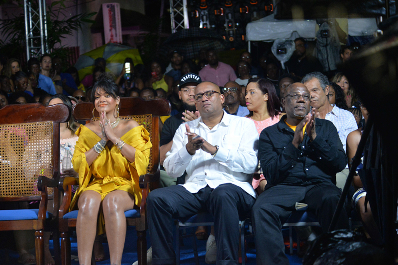 Rihanna street renaming ceremony