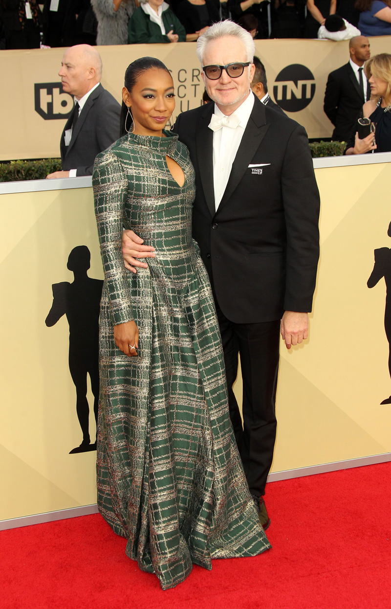 Betty Gabriel Bradley Whitford 24th Annual Screen Actors Guild (SAGs) Awards 2018 Arrivals held at The Shrine Auditorium in Los Angeles, California.