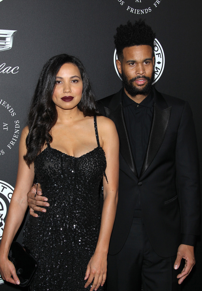 Josiah Bell Jurnee Smollett-Bell Art of Elysium's 11th Annual celebration "HEAVEN", at the Historic Barker Hangar in Los Angeles, California