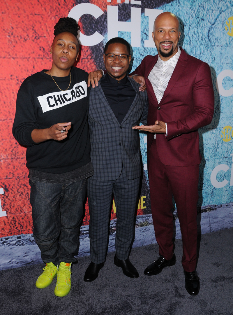 Premiere of Showtimes' new series "The Chi" held at Downtown Independent in Los Angeles.  Jason Mitchell Lena Waithe Common