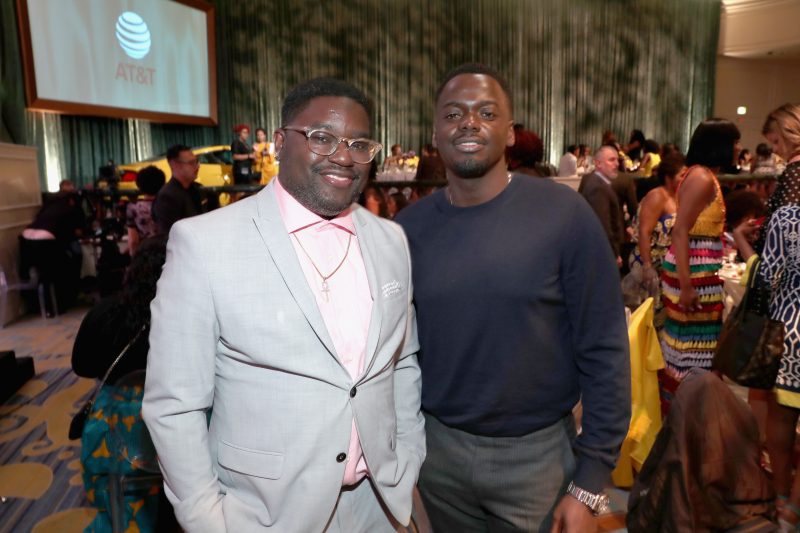 BEVERLY HILLS, CA - MARCH 01: Liil Rel Howery (L) and Daniel Kaluuya onstage during the 2018 Essence Black Women In Hollywood Oscars Luncheon at Regent Beverly Wilshire Hotel on March 1, 2018 in Beverly Hills, California.