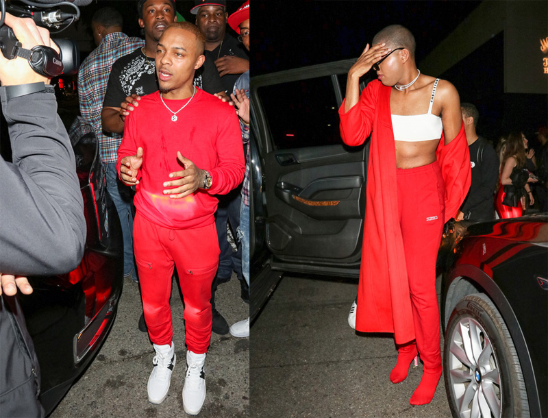 EJ Johnson and Bow Wow at Poppy Nightclub.
