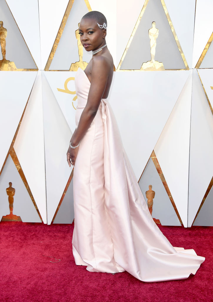 HOLLYWOOD, CA - MARCH 04: Danai Gurira attends the 90th Annual Academy Awards at Hollywood & Highland Center on March 4, 2018 in Hollywood, California.