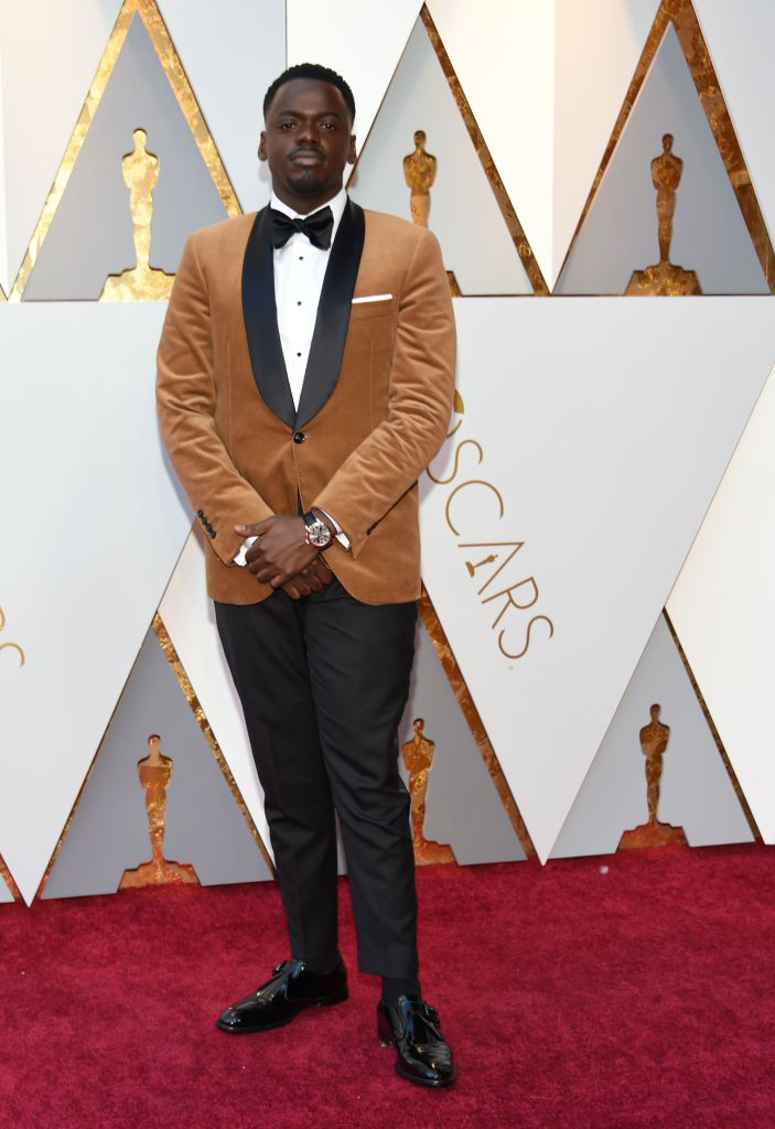 Actor Daniel Kaluuya arrives for the 90th Annual Academy Awards on March 4, 2018, in Hollywood, California. / AFP PHOTO / VALERIE MACON