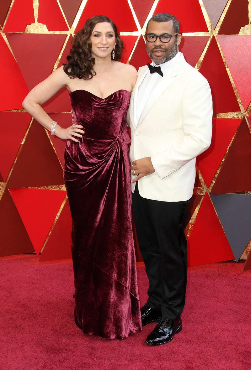 90th Annual Academy Awards (Oscars) 2018 Arrivals held at the Dolby Theater in Hollywood, California Featuring: Jordan Peele, Chelsea Peretti Where: Los Angeles, California, United States