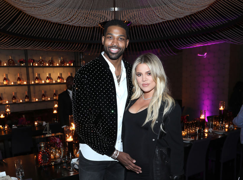 LOS ANGELES, CA - FEBRUARY 17: Tristan Thompson and Khloe Kardashian attend the Klutch Sports Group "More Than A Game" Dinner Presented by Remy Martin at Beauty & Essex on February 17, 2018 in Los Angeles, California.
