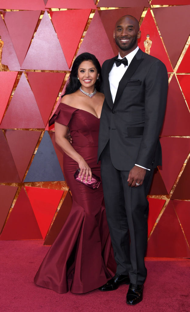 HOLLYWOOD, CA - MARCH 04: Kobe Bryant (R) and Vanessa Laine Bryant attend the 90th Annual Academy Awards at Hollywood & Highland Center on March 4, 2018 in Hollywood, California.
