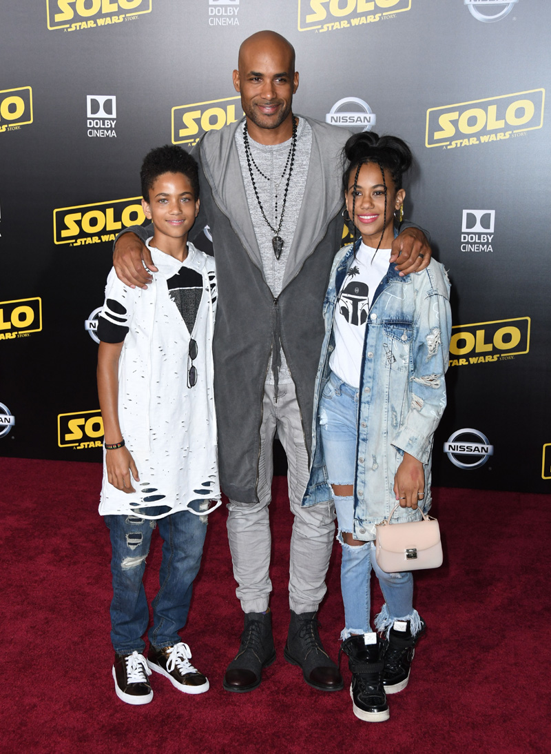Boris Kodjoe kids A Star Wars Story" Los Angeles Premiere