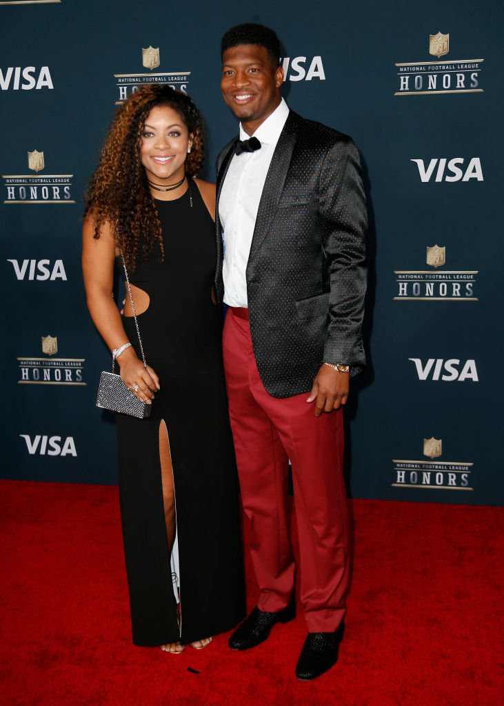 Breion Allen and Jameis Winston attends 6th Annual NFL Honors at Wortham Theater Center on February 4, 2017 in Houston, Texas.