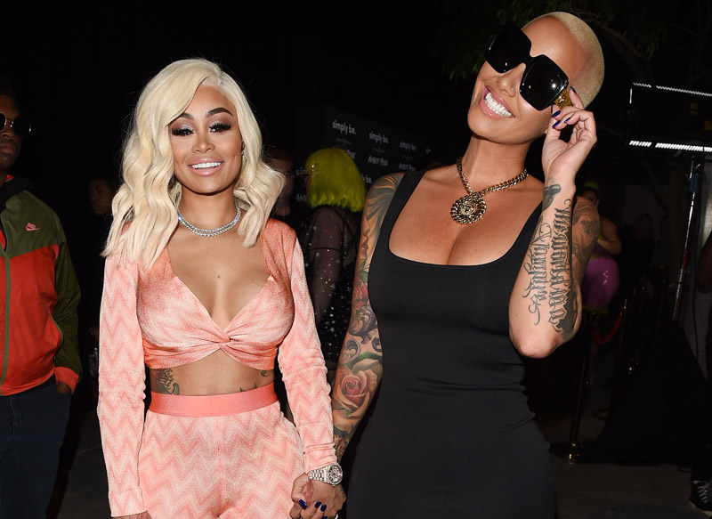 Blac Chyna and Amber Rose Leaving The Simply Be Launch Party in Los Angeles