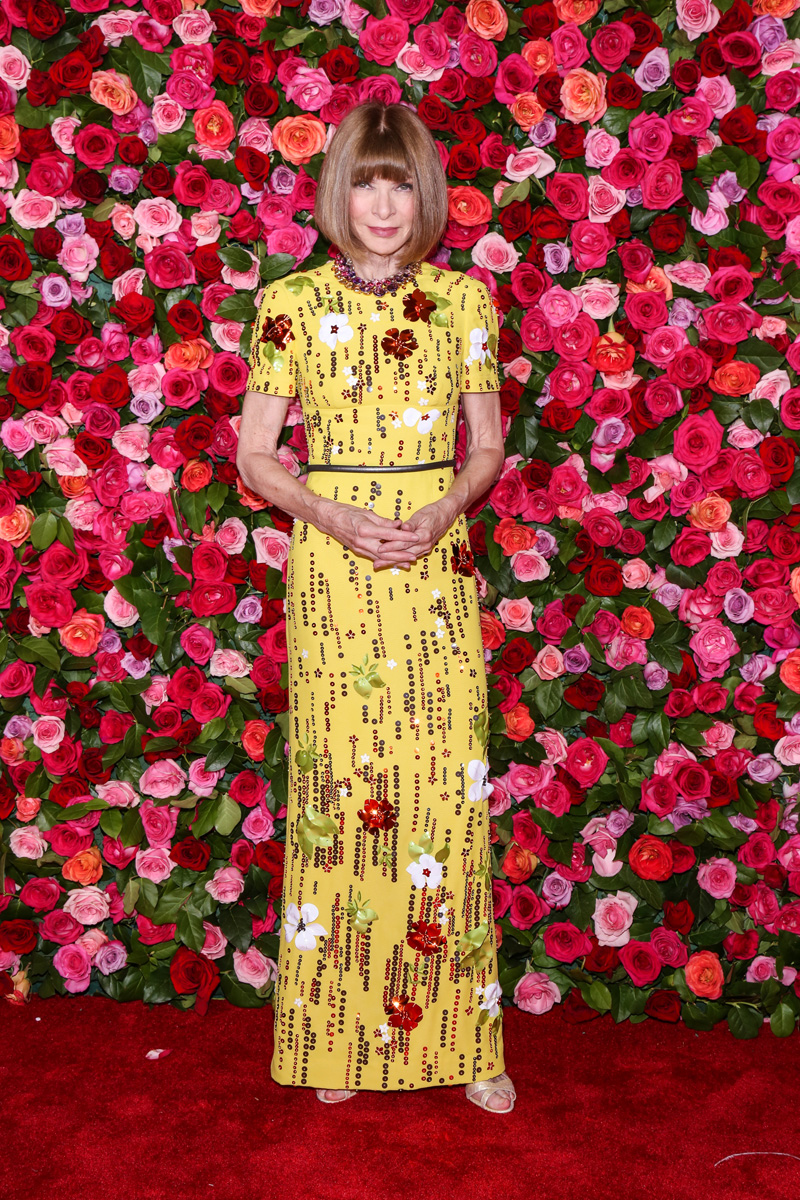 Anna Wintour 2018 Tony Awards held at Radio City Music Hall - Arrivals.