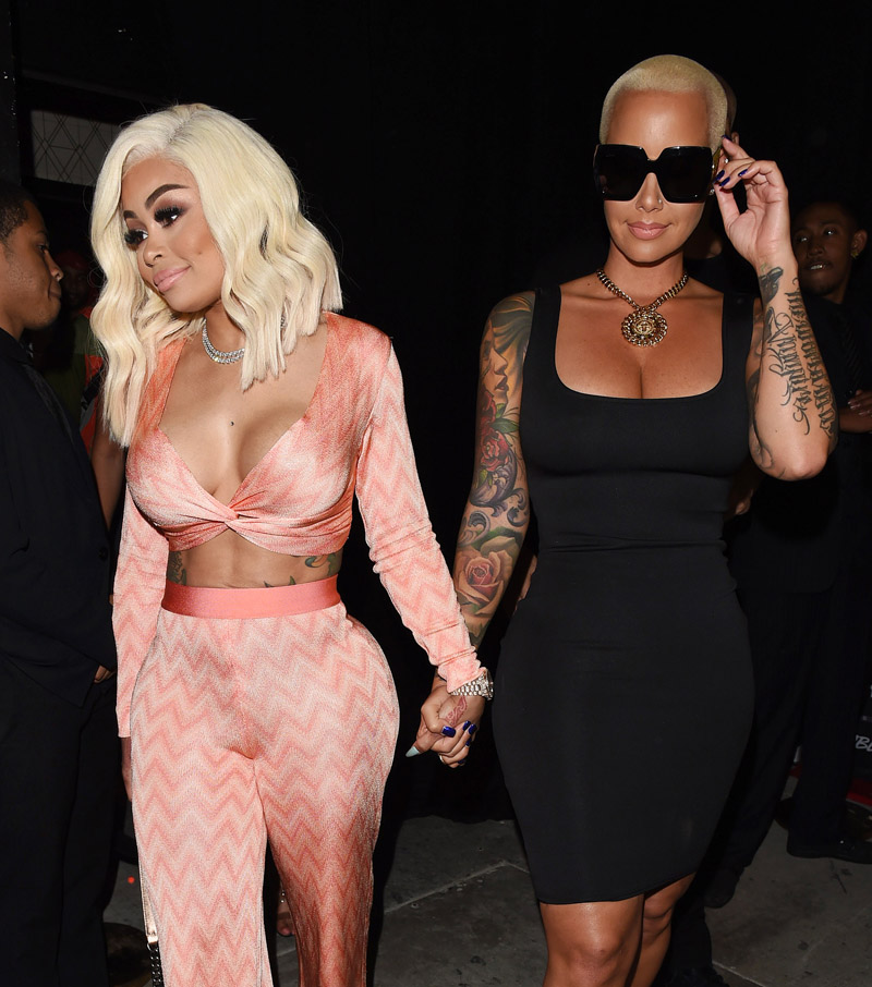 Blac Chyna and Amber Rose Leaving The Simply Be Launch Party in Los Angeles