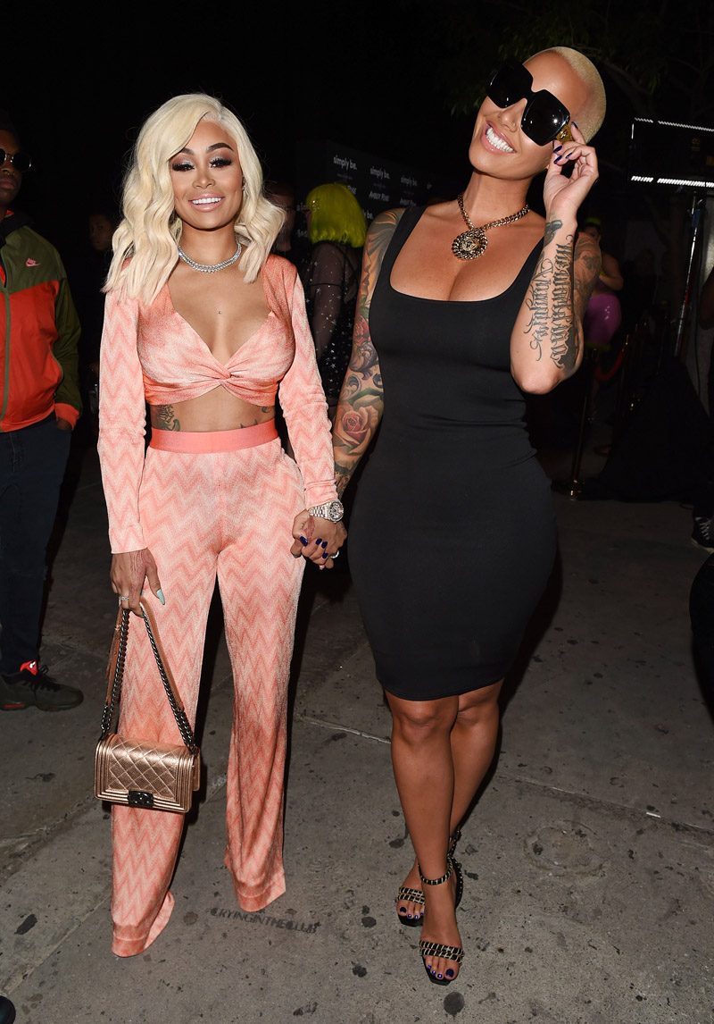 Blac Chyna and Amber Rose Leaving The Simply Be Launch Party in Los Angeles
