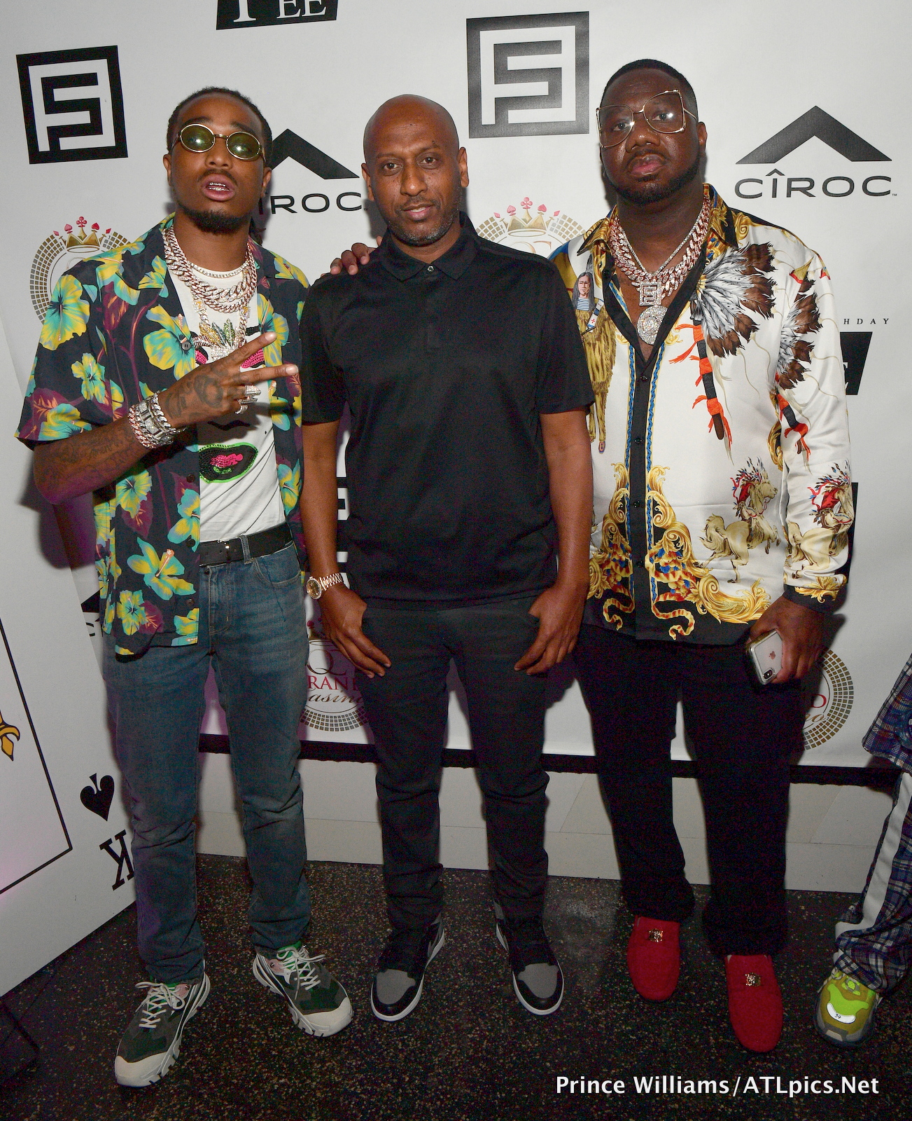 Quavo Alex Gidewon Pierre "Pee" Thomas Casino Themed Birthday Party