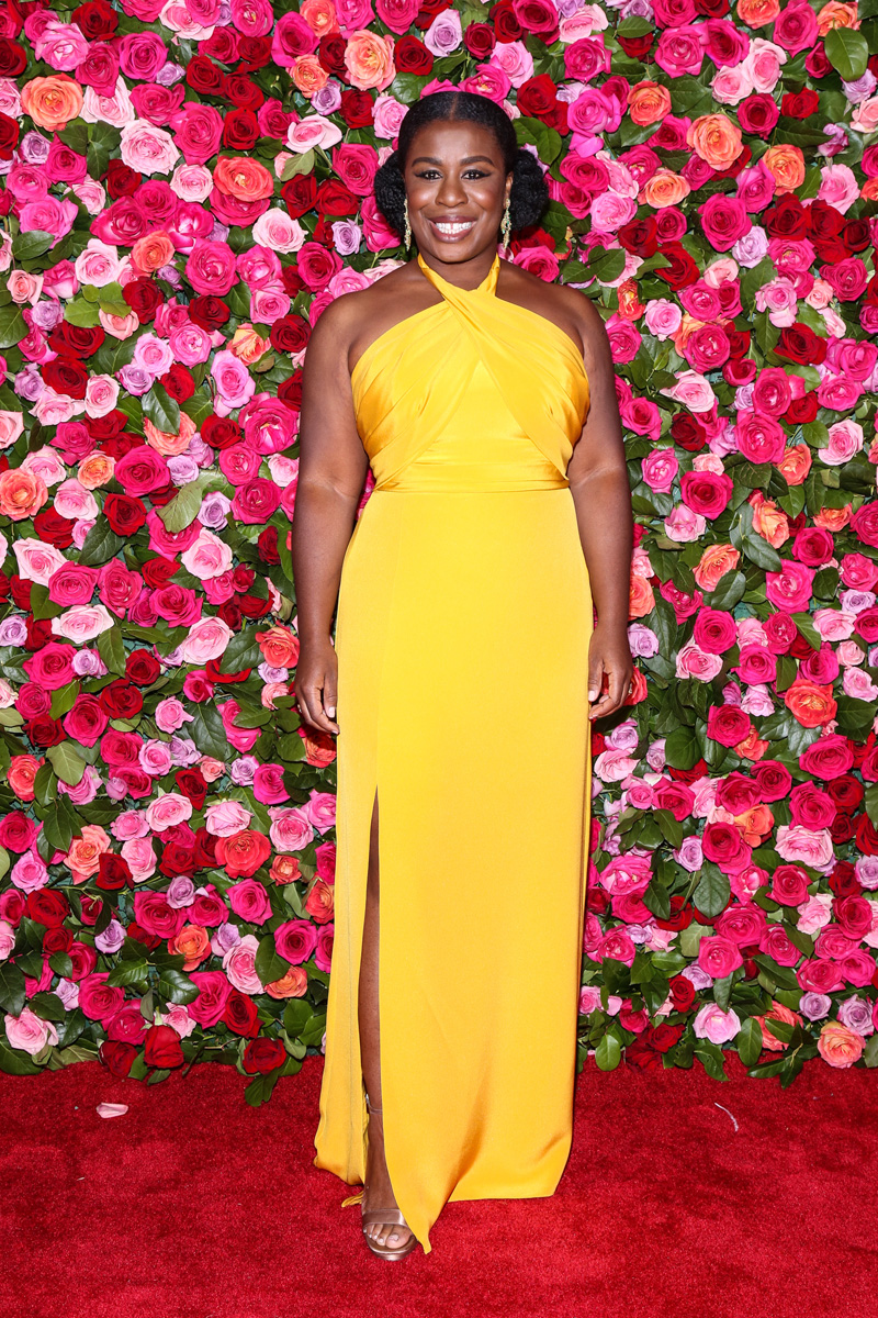 Uzo Aduba 2018 Tony Awards held at Radio City Music Hall - Arrivals.