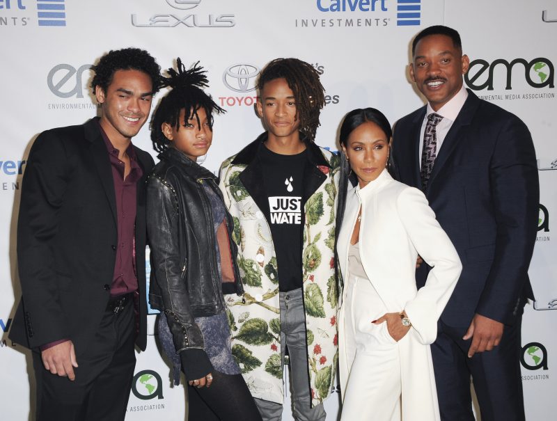 Trey Smith Willow Smith Jaden Smith Jada Pinkett-Smith Will Smith