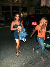Ashley North Actress Khadijah Haqq McCray is seen outside West Hollywood hot spot, Katsuya Restaurant in Los Angeles, California.