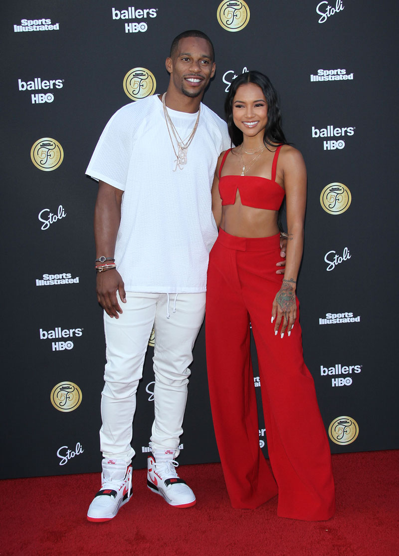 Sports Illustrated Fashionable 50 - Los Angeles  Victor Cruz,Karrueche Tran
