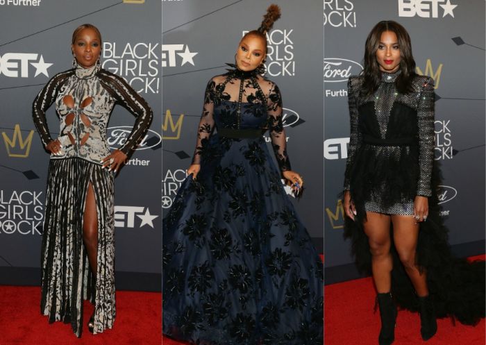 Mary J. Blige, Ciara and Janet Jackson Arrive Black Girls Rocks Red Carpet