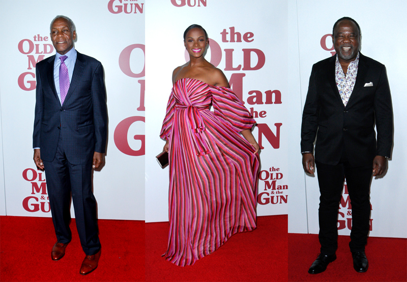 Isiah Whitlock Jr. Tika Sumpter Danny Glover Celebrities attend the New York Premiere of 'The Old Man & the Gun'. Held @ The Paris Theater, New York City, NY. September 20, 2018.