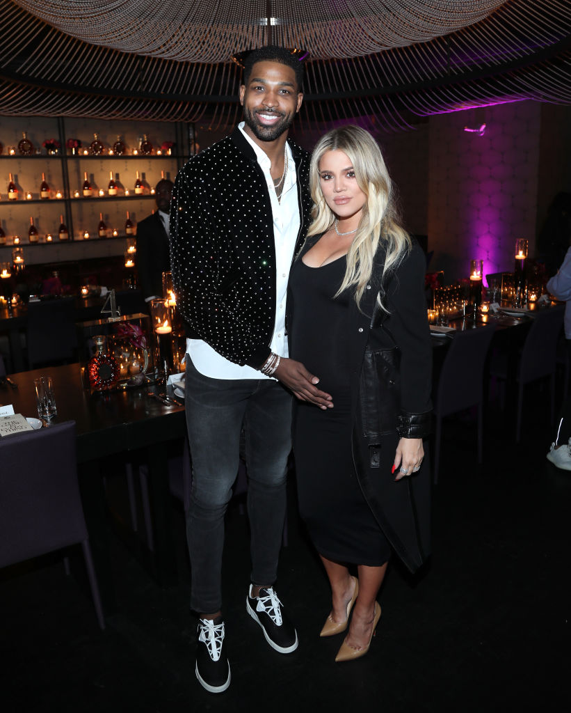 LOS ANGELES, CA - FEBRUARY 17: Tristan Thompson and Khloe Kardashian attend the Klutch Sports Group "More Than A Game" Dinner Presented by Remy Martin at Beauty & Essex on February 17, 2018 in Los Angeles, California.