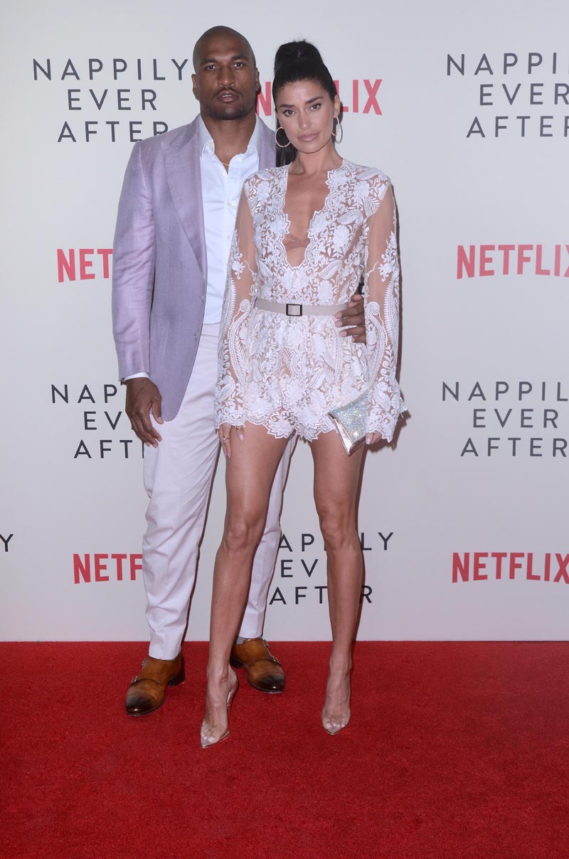 Larry English Nicole Williams 'Nappily Ever After' Special Screening, Harmony Gold Theater