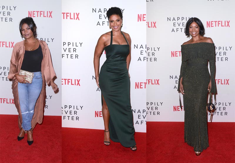 Nia Long Sanaa Lathan Gabrielle Union 'Nappily Ever After' Special Screening, Harmony Gold Theater