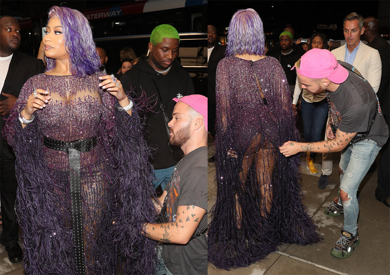 Nicki Minaj wardrobe malfunction