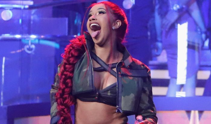 MIAMI BEACH, FL - OCTOBER 04: Cardi B performs on stage at the BET Hip Hop Awards 2018 at LIV nightclub at Fontainebleau Miami on October 4, 2018 in Miami Beach, Florida. (Photo by 