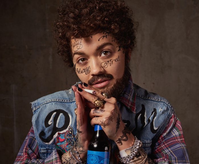 Rita Ora Halloween costume Post Malone