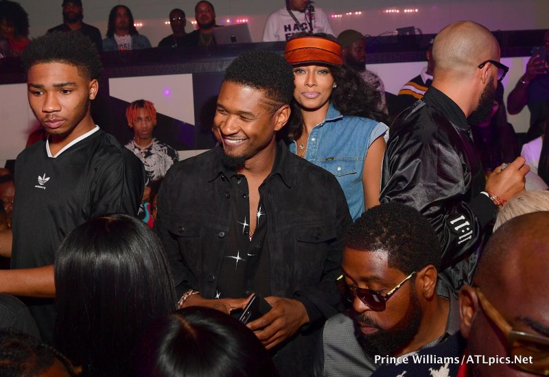 Keri Hilson Usher Birthday Party Gold Room