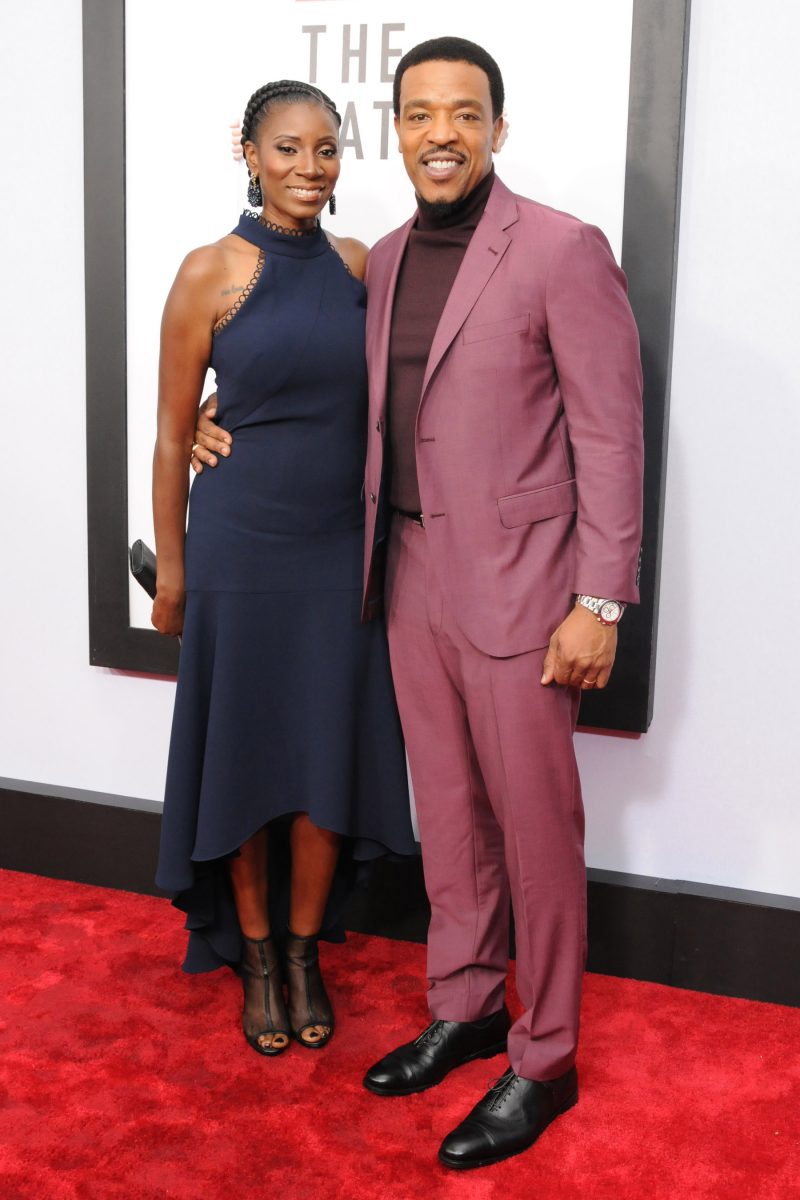 Denise Walker Russell Hornsby Red carpet New York Special Screening of The Hate U Give