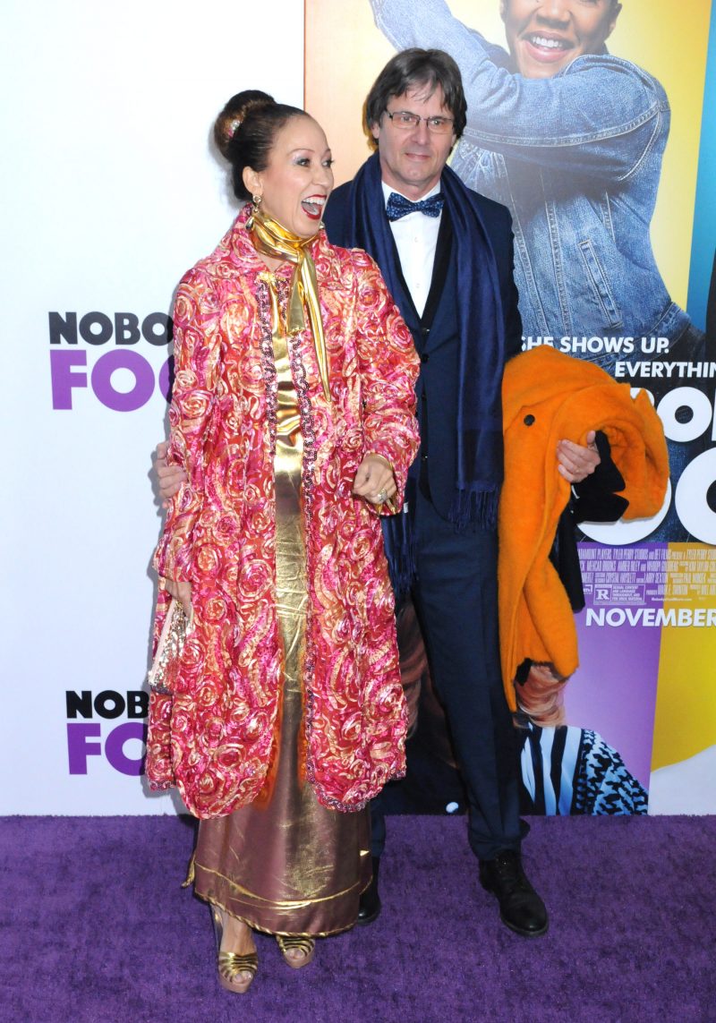 Pat Cleveland Paul von Ravenstein purple carpet World Premiere of NOBODY'S FOOL, held at AMC Lincoln Square in New York, New York