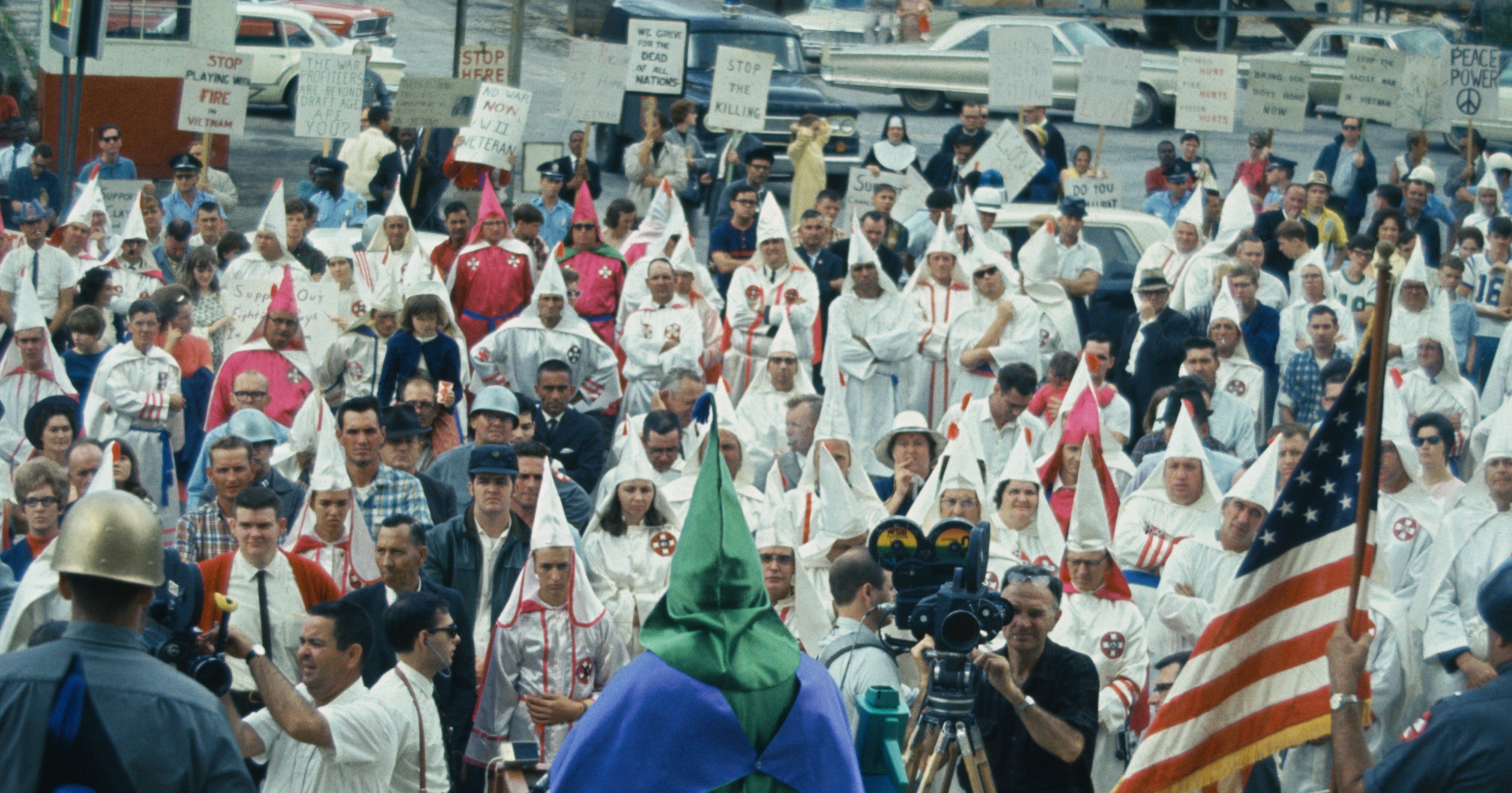 View of KKK Rally