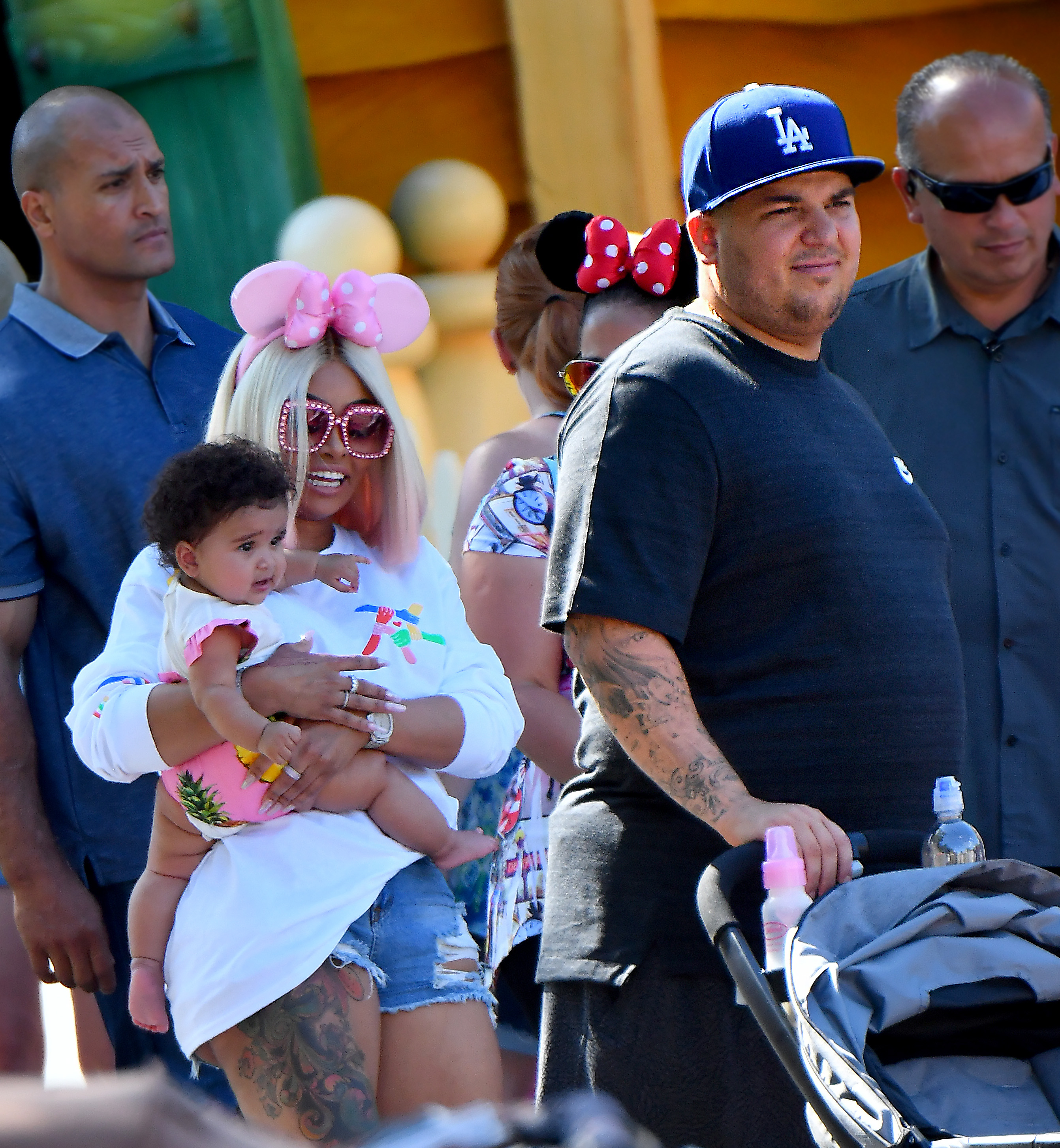 Blac Chyna Rob Kardashian and baby Dream