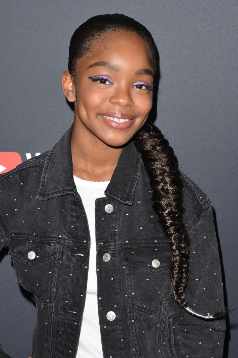 Marsai Martin LOS ANGELES, CA - NOV 10: 'Black-ish' celebrates its 100th episode - Arrivals at The Walt Disney Studios in Los Angeles.