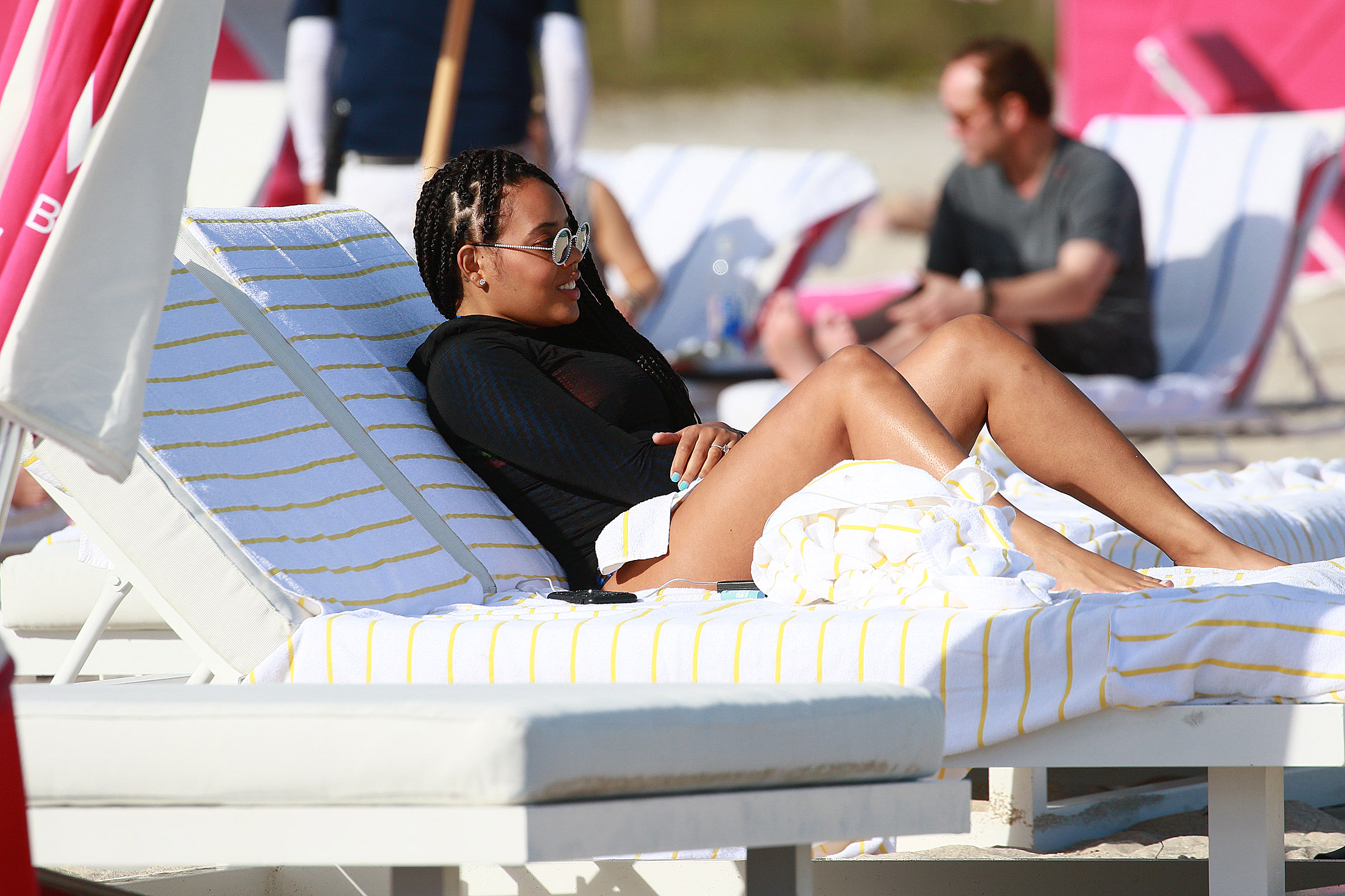 Angela Simmons in Miami