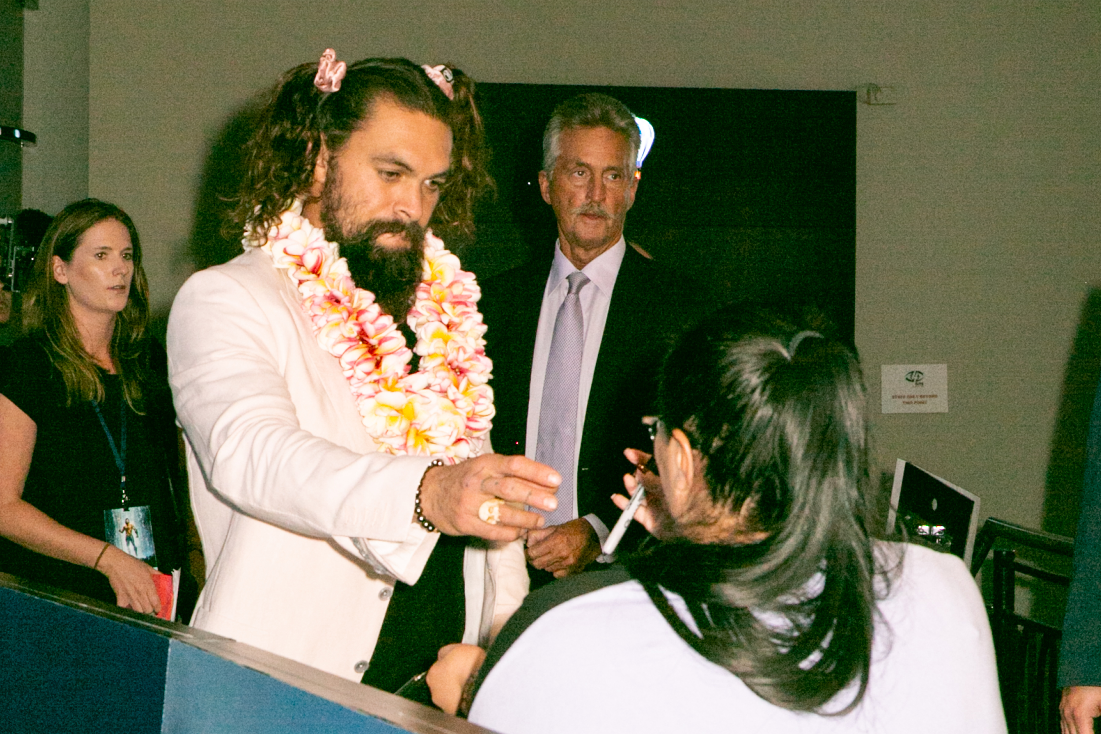 Jason Momoa, Aquaman premiere