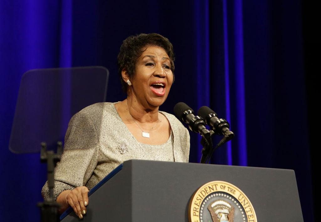 Aretha Franklin At Dept Of Justice
