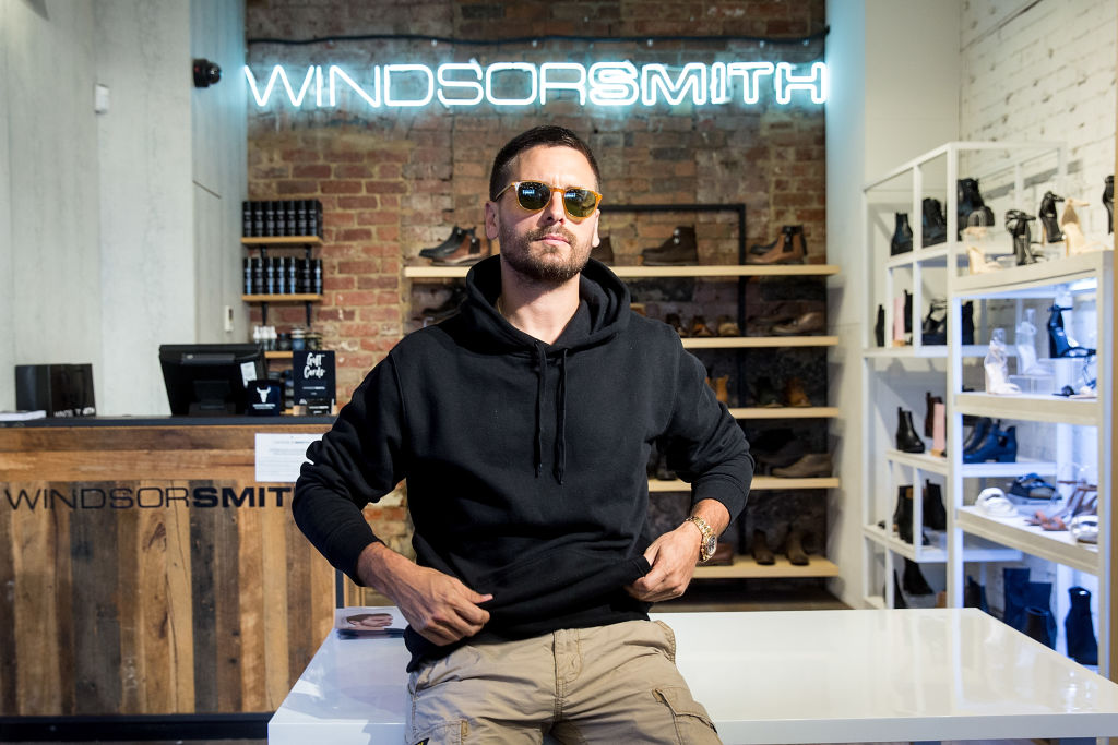 Scott Disick Windsor Smith Store Appearance