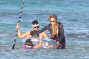 Mariah Carey and Kids Enjoy St. Barth's With Brian Tanaka